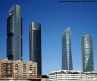 The four towers of Madrid