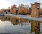 The Temple of Debod, a true Egyptian funerary monument located in the center of Madrid