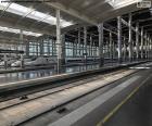 Puerta de Atocha station receives high-speed trains and most of long distance, Madrid