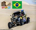 Reinaldo Varela and Gustavo Gugelmin champions in the UTV Dakar 2018 category