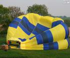 Preparing hot air Balloon