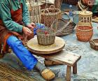 Weaver of baskets