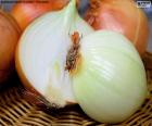 Halved onion