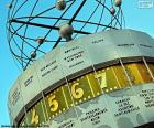 The World Clock is a great clock located at the Alexanderplatz, Berlin, Germany