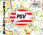 PSV Eindhoven champion of the 2017-2018 Eredivisie, the highest category of Dutch professional football