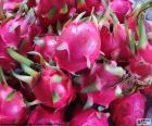 The pitaya or dragon fruit is a fruit from America