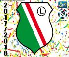 The Legia of Warsaw, is the champion of Ekstraklasa 2017-2018 Polish League of football, its third straight title