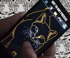 Person playing Dot To Dot Puzzles, a fun and relaxing application with a surprising world of complex drawings and various topics. Images to draw connecting the dots