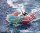 An inflatable boat, is a lightweight boat also known as zodiac