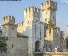 The Scaligero castle is a medieval castle located in the town of Sirmione, Italy