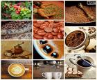 Collage of coffee