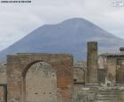 Mount Vesuvius is an active volcano located nine kilometres from Naples, Italy