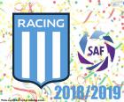 Racing Club de Avellaneda, champion of the Superliga 2018-2019, championship of the Argentine professional football