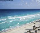 Beach in Cancun, Mexico