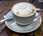 A cappuccino is one of the classics of the cafés around the world