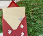 Letter to write the wishes for Christmas