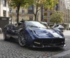 The Pagani Huayra is a super sports car produced by the Italian car company Pagani