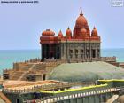 Vivekananda Rock Memorial is a popular tourist monument in Vavathurai, Kanyakumari, India. Was built in 1970 in honour of Swami Vivekananda