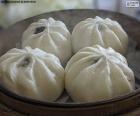 Delicious steamed Chinese buns stuffed with meat, a traditional Chinese recipe