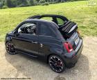 The Abarth 500 cabrio a small sports car but with great power