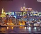 Prague at night, Czech Republic