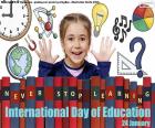 International Day of Education will be celebrated on 24 January. Education is a fundamental human right, a public good and collective responsibility
