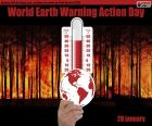 January 28 is World Earth Warming Action Day, which aims to reduce CO2 emissions into the atmosphere known as greenhouse gases