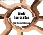 The last Sunday in January is World Leprosy Day, a curable and treated disease, but with deep social stigma