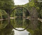 Rakotzbrucke Devil's Bridge, Germany