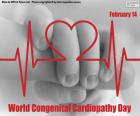 February 14 World Congenital Heart Disease Day. Congenital heart disease is abnormalities or malformations that occur in the heart before birth