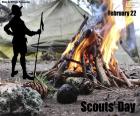 February 22 is, for scouts around the world, Scout Thinking Day or Founder's Day, as its founders were born on that date