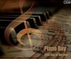 The 88th day of each year is International Piano Day, 88 keys of our favorite instrument