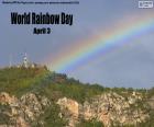 Every April 3rd the day of the Rainbow is celebrated and it is one of the most curious and beautiful natural phenomena, it appears when sunlight passes through the raindrops at an angle of 42 degrees