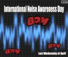 International Noise Awareness Day, last Wednesday of April. This date seeks to promote the care of the acoustic environment, the preservation of hearing and awareness of the discomfort and damage caused by noise.