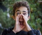 Young boy screaming a way to express his emotions