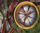 A delicious chocolate cake to celebrate Christmas