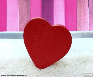 Red heart puzzle