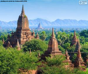 Religious buildings of Bagan, Myanmar puzzle