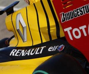 Renault F1 emblem puzzle