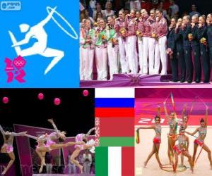 Rhythmic group all-around London 2012 puzzle