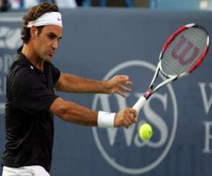 Roger Federer ready for a coup puzzle