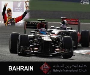 Romain Grosjean - Lotus - 2013 Bahrain Grand Prix, 3rd classified puzzle