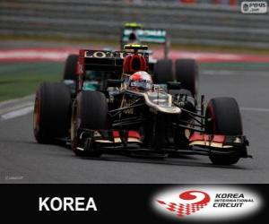 Romain Grosjean - Lotus - 2013 Korean Grand Prix, 3rd classified puzzle