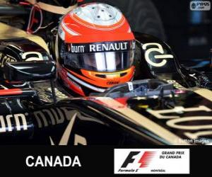 Romain Grosjean - Lotus - Circuit Gilles Villeneuve, Montreal, 2013 puzzle