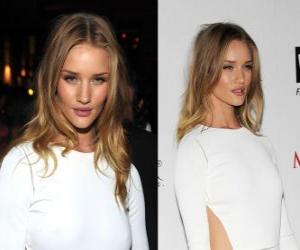 Rosie Huntington-Whiteley is a British actress and model puzzle