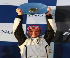 Rubens Barrichello in the podium puzzle