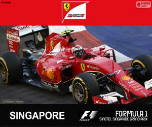 Räikkönen 2015 G.P Singapore puzzle