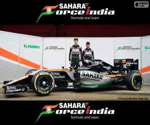 Sahara Force India F1 2016 puzzle