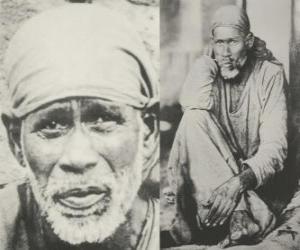 Sai Baba of Shirdi, indian guru, yogi and fakir who is regarded by his followers as a saint puzzle