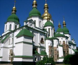 Saint Sophia Cathedral, Kiev, Ukraine. puzzle